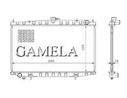 6200056 - Radiator-for-BLUEBIRD-U13-93-98-MT-OEM-21410-1E400-0E000-DPI-1573