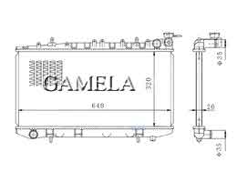 6200082 - Radiator-for-SUNNY-B14-94-96-OEM-21410-OM500