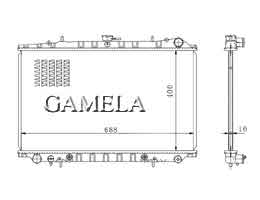 6200092 - Radiator-for-MAXIMA-J30-89-94-AT-OEM-21460-30P10-DPI-48