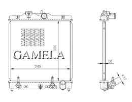 6200101 - Radiator-for-CIVIC-D13B-92-00-AT-OEM-19010-P03-901-DPI-1570