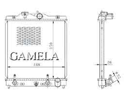 6200103 - Radiator-for-CIVIC-B16A-92-00-AT-OEM-19010-P03-901-G02-3-DPI-1570