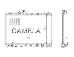 6200111 - Radiator-for-TL-SERIES-UA3-C32A-97-98-AT-OEM-19010-P5G-901-DPI-2031