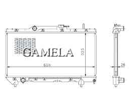 6200136 - Radiator-for-CORONA-At191-92-94-OEM-16400-15570