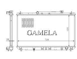 6200138 - Radiator-for-CAMRY-SXV20-97-01-MT-OEM-16400-03140-DPI-2005