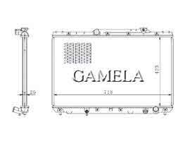 6200142 - Radiator-for-CAMRY-SXV10-92-96-OEM-16400-03050