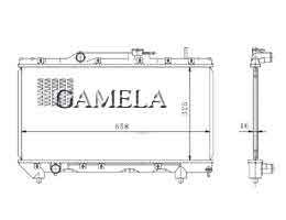 6200152 - Radiator-for-CARINA-92-97-OEM-16400-15570-02160-16470