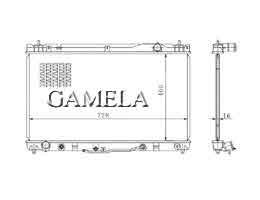 6200193 - Radiator-for-CAMRY-MCV30-03-AT-OEM-16400-0A240-DPI-2435