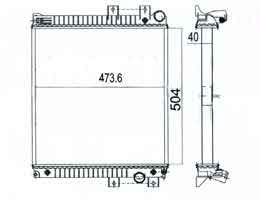 6204743 - Radiator-ACCELO-715-915-C-6204743