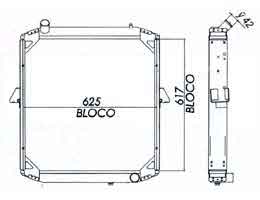 6205824 - Radiator-for-CHRYSLER-2428-CANAVIEIRO