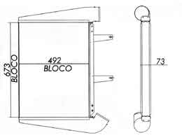 6205840 - Intercooler-BUS-1740-MEC-AUT-6205840