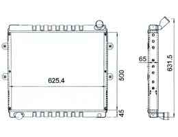 6208620 - Radiator-for-Agrale-FURGAO-8000