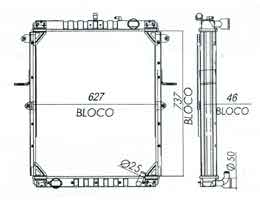 6252399 - Radiator-Onibus-VW-16170-6252399