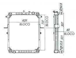 6253699 - Radiator-Onibus-VW-16210-6253699