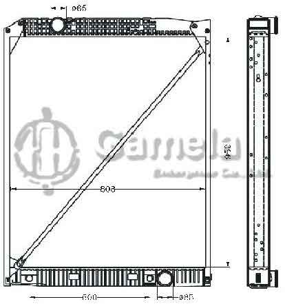 6255001 - Radiator-6255001-OEM-9425001103-1703-3103-3203