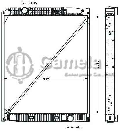 6255004 - Radiator-for-BENZ-ACTROS-96-MT