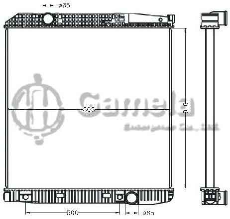 6255005 - Radiator-for-BENZ-ACTROS96-18-TONS-AT-OEM-942500603-0903-1503