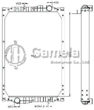 6255010 - Radiator-for-KASSBOHRER-TRUCK-C457-MT