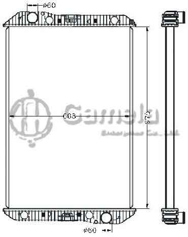 6255012 - Radiator-for-MERCEDES-BENZ-AXOR02-MT-OEM-9405000603-0703