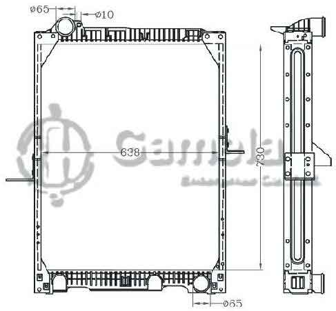 6255014 - Radiator-for-BENZ-NG9087-30-TONS-MT