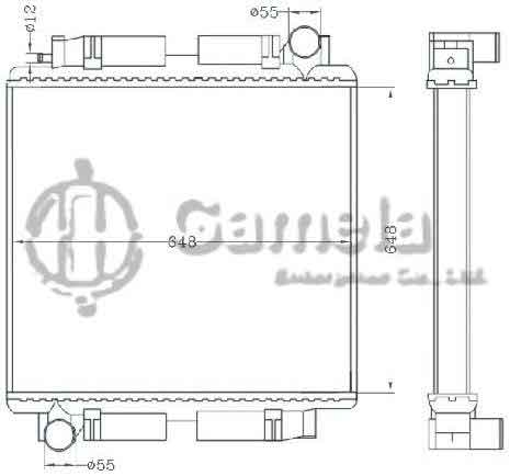 6255022 - Radiator-for-BENZ-BUS-MT-OEM-A3825000102