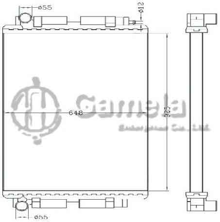 6255024 - Radiator-for-BENZ-BUS-MT-OEM-A6345000102KE