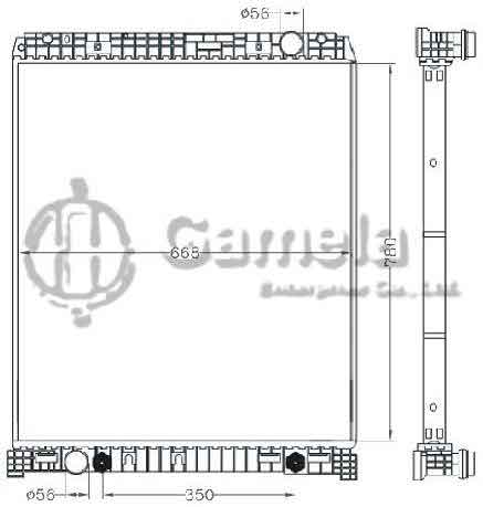 6255025 - Radiator-for-BENZ-BUS-AT