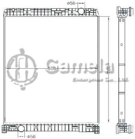 6255026 - Radiator-for-BENZ-BUS-MT