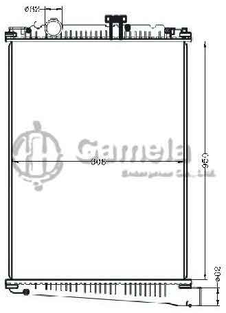 6255040 - Radiator-for-DAF-85CF98-480-DAF-CF8501-330-400-MT-OEM-1434917-1627415-1698298