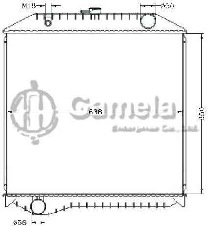 6255044 - Radiator-for-RAINBOW-KL-FE1JLDA-J08C99-MT-OEM-16090-6040