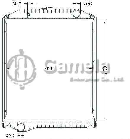 6255045 - Radiator-for-RAINBOW-KK-HR1J-J08C99-MT-OEM-16090-6320