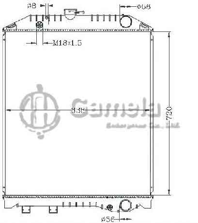 6255047 - Radiator-for-HINO-RANGER-FMIJ-MT