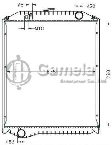 6255048 - Radiator-for-RANGER-J08C94-95-MT-OEM-16090-4674