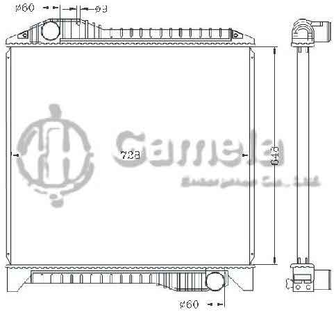 6255050 - Radiator-for-HINO-PROFIATERAVIE-MT-OEM-16081-5572