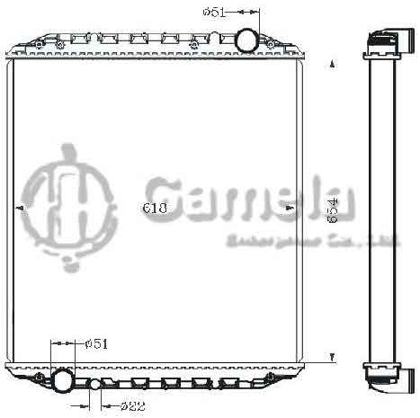 6255056 - Radiator-for-MAN-L200093-97-MT-OEM-81-06101-6002-81-06101-6443-81-06101-6449-81-06101-6453