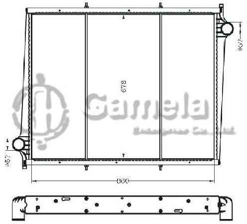 6255070 - Radiator-for-P-95-114-DSC11-MT-OEM-1365371-1439504-1516491