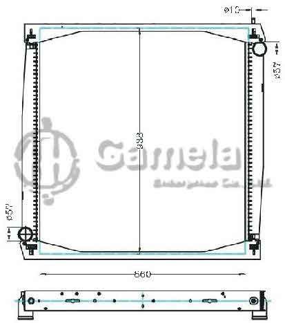 6255071 - Radiator-for-SCANIA-R95-114-MT-OEM-132749-1397435-1408881-1442751