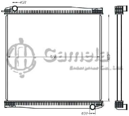 6255073 - Radiator-for-MAN-FORTUNA-MT