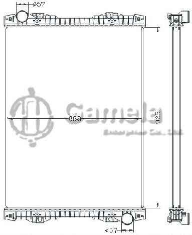 6255076 - Radiator-for-SCANIA-BUS-MT