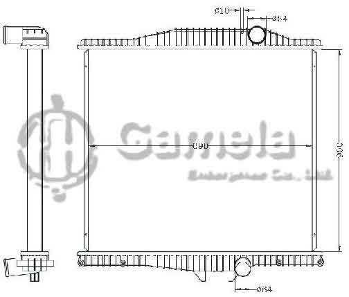 6255079 - Radiator-for-VOLVO-FM-7-FM-1298-VOLVO-FM-1099-MT-OEM-1665249-8112566-3183737