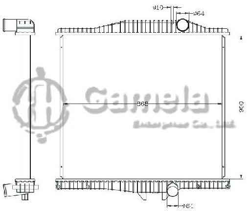 6255080 - Radiator-for-VOLVO-FM-1292-470-520-HP-MT-OEM-8149362-8500325-20536948