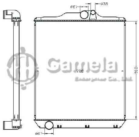 6255085 - Radiator-for-SUPER-GREAT-FP512D-MT-OEM-ME293118