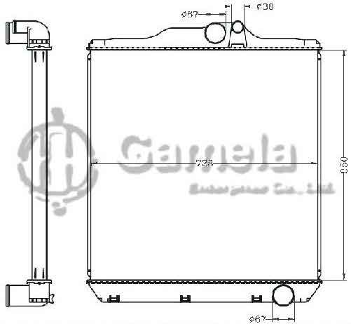 6255089 - Radiator-for-SUPER-GREAT-KC-FV513H-8M2296-00-MT-OEM-ME294406