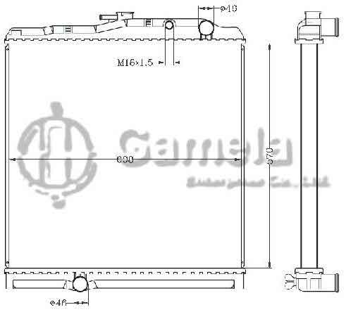 6255090 - Radiator-for-FUSO-FIGHTER92-99-6D16-6D17-6M61-MT-OEM-ME23975-ME298956