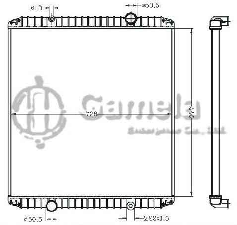 6255095 - Radiator-for-RVI-RENAULT-TRUCKS-MAGNUM97-MT-OEM-5010-315-369