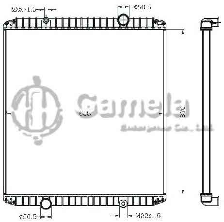 6255100 - Radiator-for-RVI-RENAULT-G-MANAGER92-RVI-RENAULT-G-MAXTER92-MT-OEM-5010230474