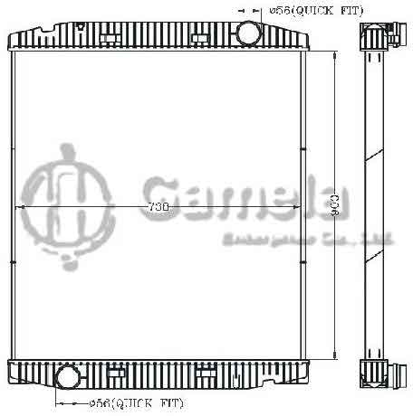 6255106 - Radiator-for-IVECO-Stralis02-TRAKKER02-MT-OEM-504011119