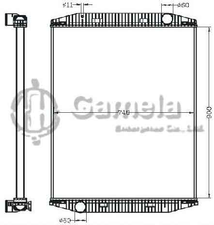 6255108 - Radiator-for-IVECO-Eurostar92-02-MT-OEM-500326345-EUROSTAR