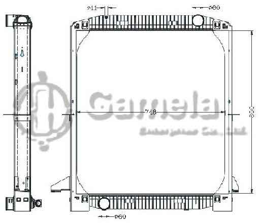 6255109 - Radiator-for-SPR2-EUROTECH-EUROTRAKKER95-Euromover92-95-MT-OEM-99463232-99463230-500348138