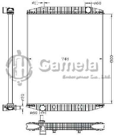 6255112 - Radiator-for-IVECO-EUROSTAR-MT-OEM-93192909