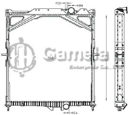 6255125 - Radiator-for-VOLVO-FH12-FH1602-MT-OEM-8149362-8500325-20536948